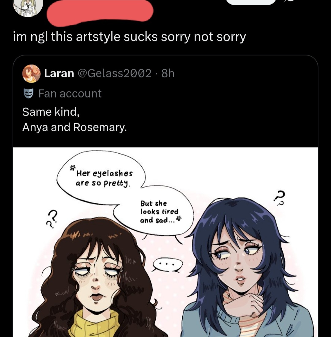 Gelass2002's tweet photo. I had no idea this fanart would blow up so quickly. And of course, among all the lovely and positive comments from lovely people, there ALWAYS has to be some jerk who comes along and ruins everything. https://t.co/yAayD4CZUQ