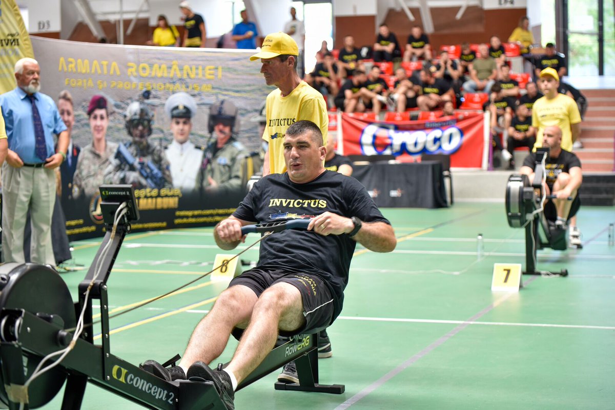 WeAreInvictus's tweet photo. “It has helped improved both my physical health and fitness, I felt proud and honoured to be representing Invictus.”

The #InvictusGames Foundation supported 80 members of the Invictus Community to come together in Romania for the Invictus Rowing Cup “Perfect 10”.

Through our Beyond the Games programme, we supported participants from Ukraine, Romania and across Europe to attend the event, where they took part in adaptive rowing, training and other activities supporting their recovery and bringing the international Invictus Community together.

Read the full story here: https://t.co/Svo8cbMoo8