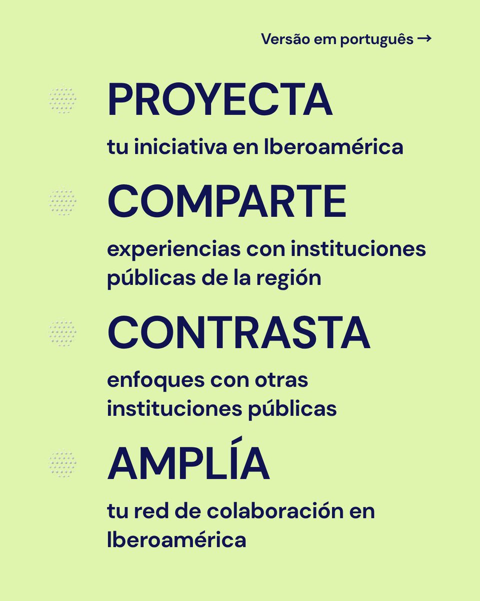 InnovaCiudadana's tweet photo. 🚀Si tu institución está impulsando una iniciativa innovadora, este es el momento de compartirla, contrastarla con otras experiencias y ampliar su alcance en la Unidad de Innovación Ágil de la SIP2026.
📅 Finaliza el 14 de agosto 🔗 https://t.co/qXniW6xHSn https://t.co/msfATkJJel