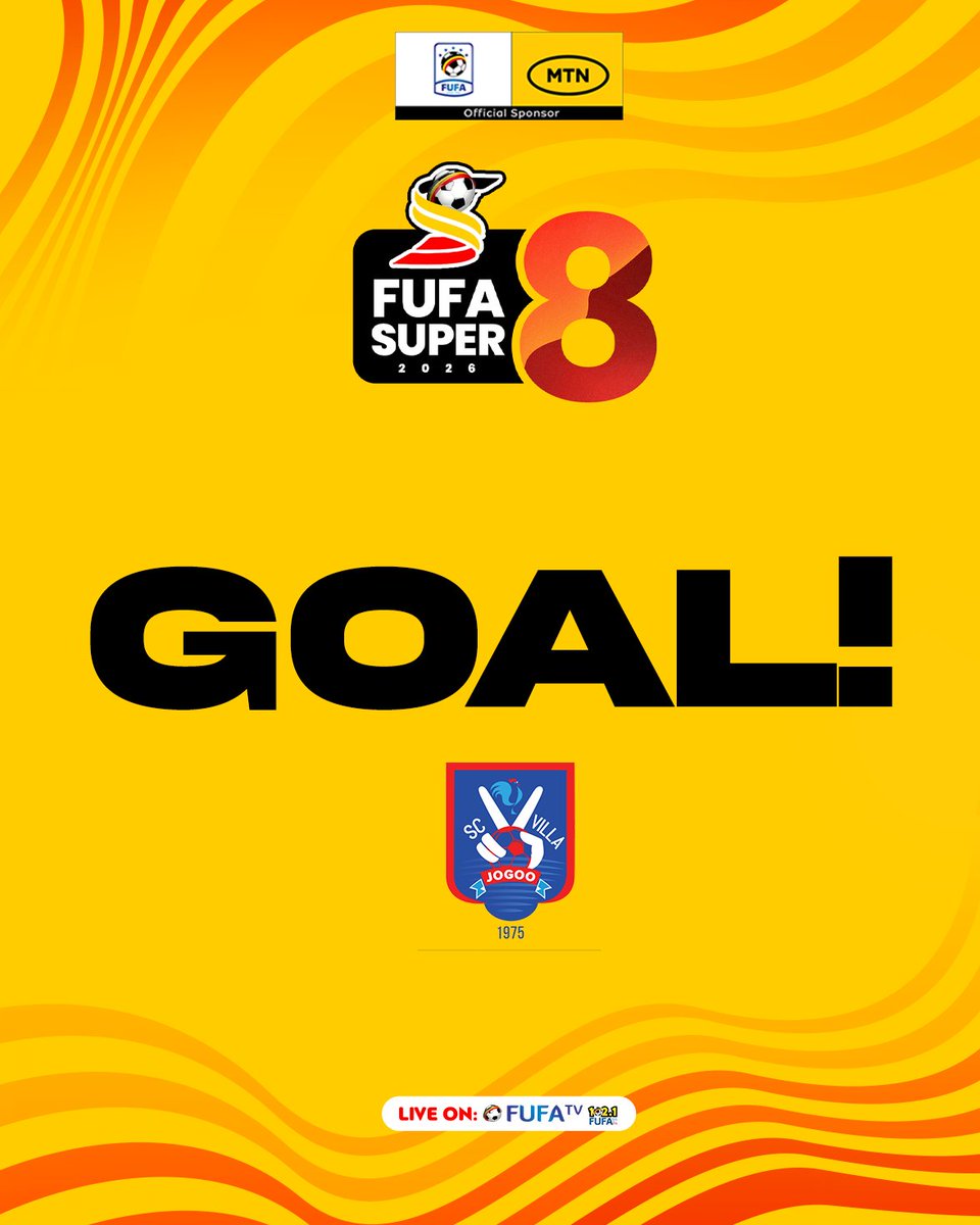 UPL's tweet photo. 7' Goal! SC Villa (Frank Ssebuufu)
Maroons FC 0-1 SC Villa
#MARSCV | #FUFASuper8 https://t.co/UOXjH7Ur0s