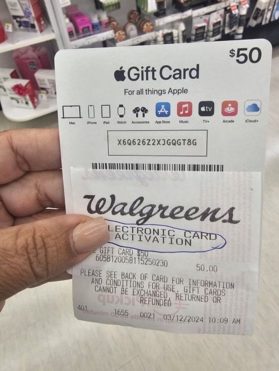 pardeep22071052's tweet photo. I got $50 Apple Card. What can i get? https://t.co/aUETGhJW4h