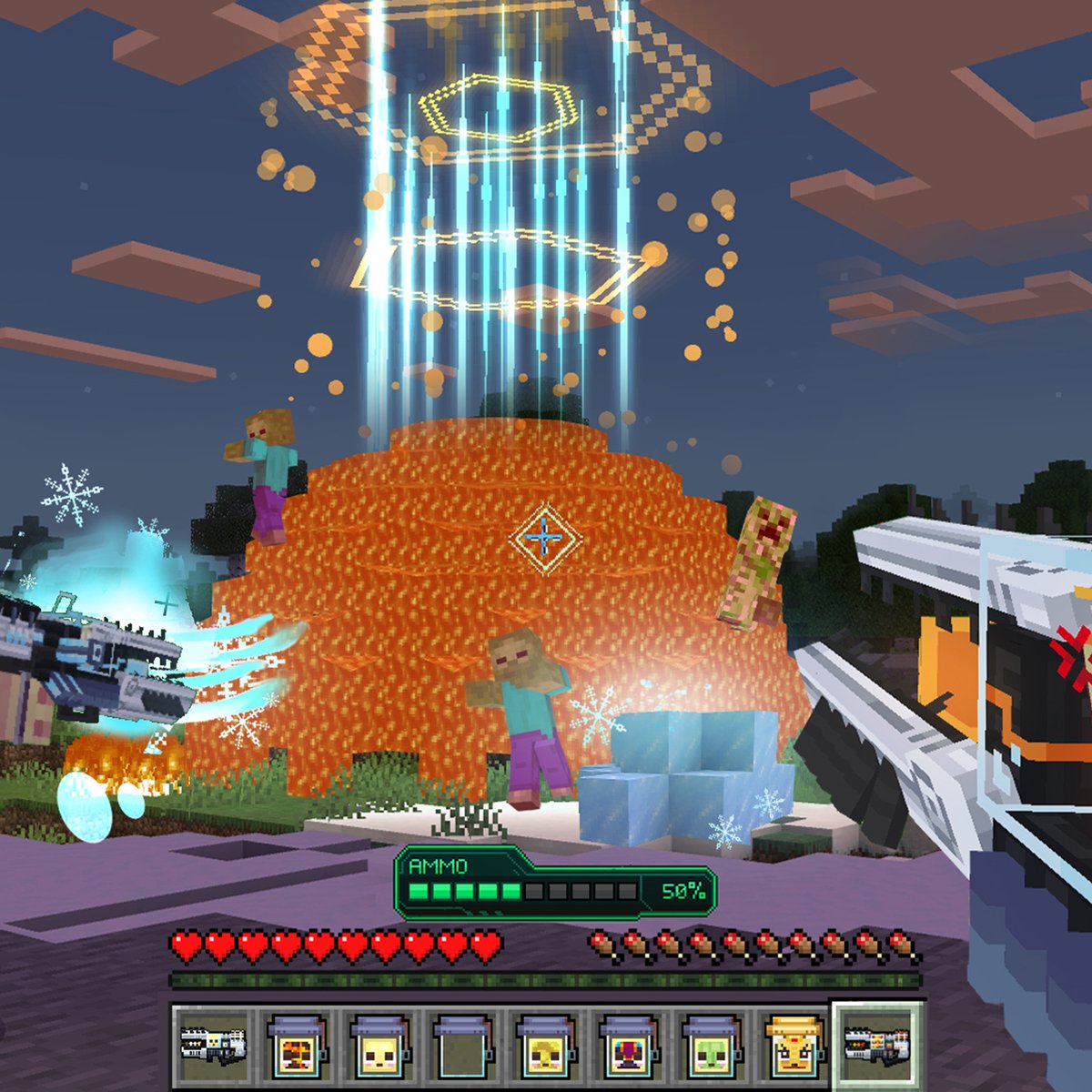MinecraftMarket's tweet photo. Sulfur cubes have unleashed a wave of chaos across Minecraft! We're bringing seven new packs inspired by sulfur cubes:

🏎️ Race bouncing cubes in Sulfur Rush

⛳ Hit the perfect golf shot in Sulfur Golf

🏛️ Uncover ancient ruins in Sulfur Strongholds

🔬 Master physics experiments in Sulfur Cube Lab

⚽ Nail trick shots in Trick Shot Tycoon

🕹️ Smash high scores in Cube Breakers

💥 Build powerful weapons in Sulfy Blaster

Details here: https://t.co/R4ib0x7d4N