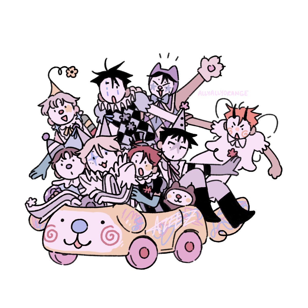 AllyAllyOrange's tweet photo. Clownteez in their Clown Car 🤡‼️ https://t.co/mR0GlSZEi8