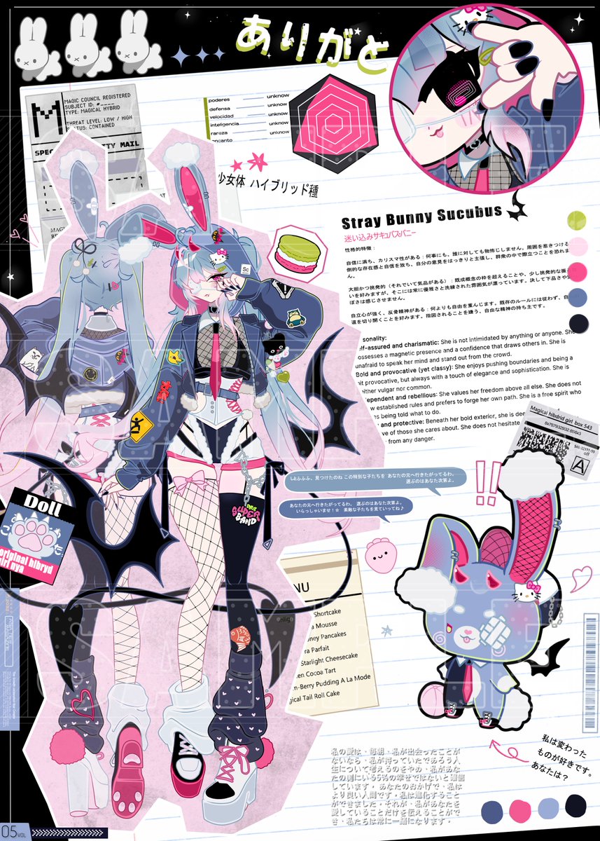 NeverAloneEmote's tweet photo. ✖🐇🦇
Stray Bunny Sucubus~

♡♡

🙏RT SO APPRECIATED 🙏

🐇 Claim she for:

200$

Include

-Commercial use
-Back view
-Full body
-Mascot
-Icon chibi

Only paypal ♡
I accept payment plan!

#adoptable #ENVtubers #adopt https://t.co/I8oyiZaF2M