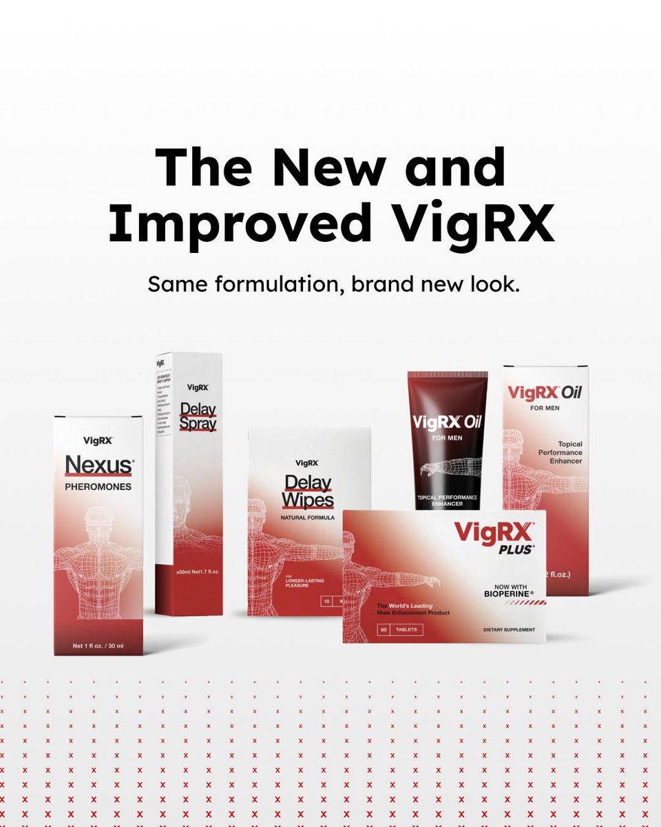 TryVigRX's tweet photo. A quick heads up! 📦

As we roll out our updated packaging, some orders may still arrive in our previous branding. Rest assured, it's the same trusted VigRX formulas inside, only the packaging is changing.

#VigRX #MensHealth #MensWellness #SexualWellness #BrandRefresh https://t.co/pbV692tm04