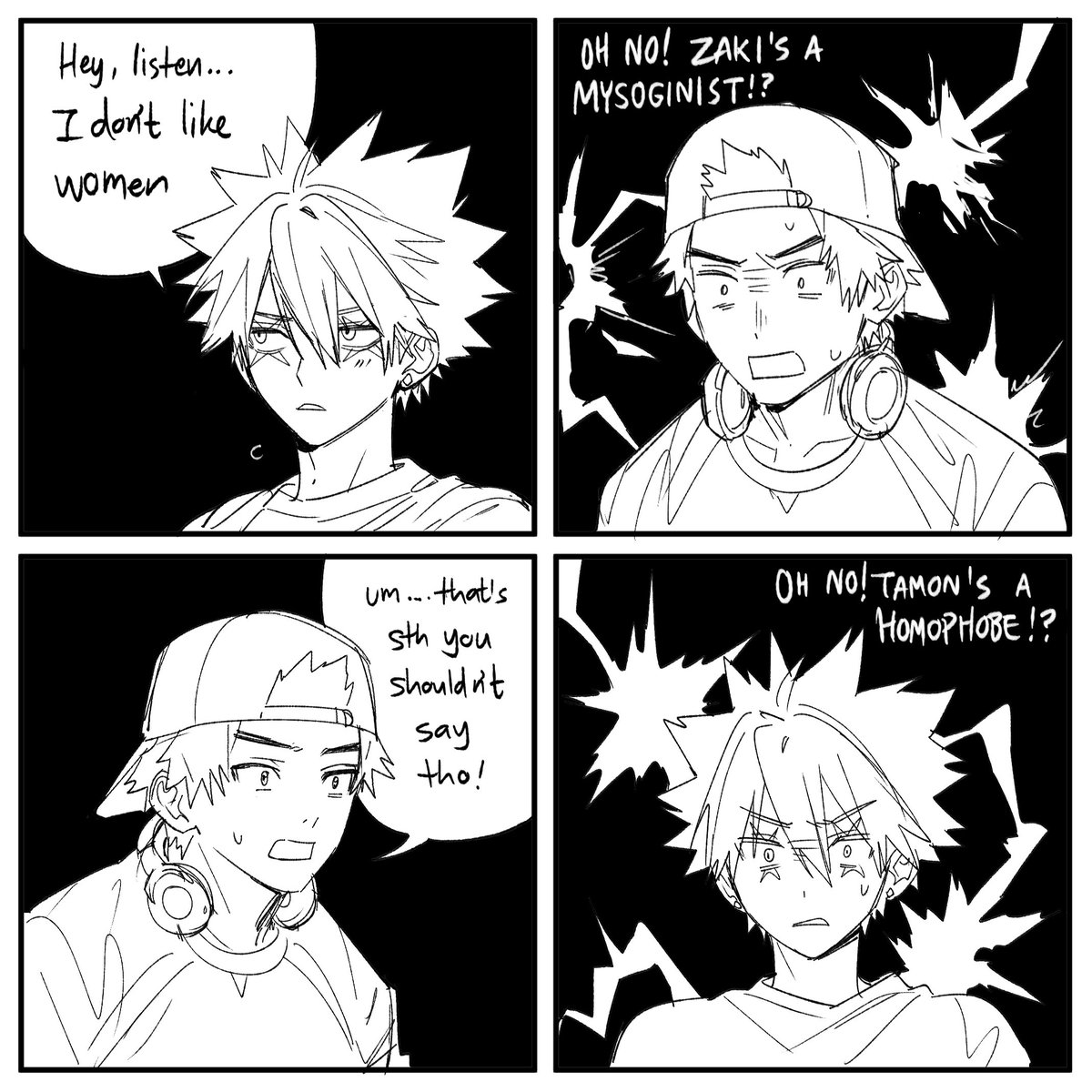 kaohom_fanart's tweet photo. 😭#タモザキ https://t.co/kYvJY21Z45