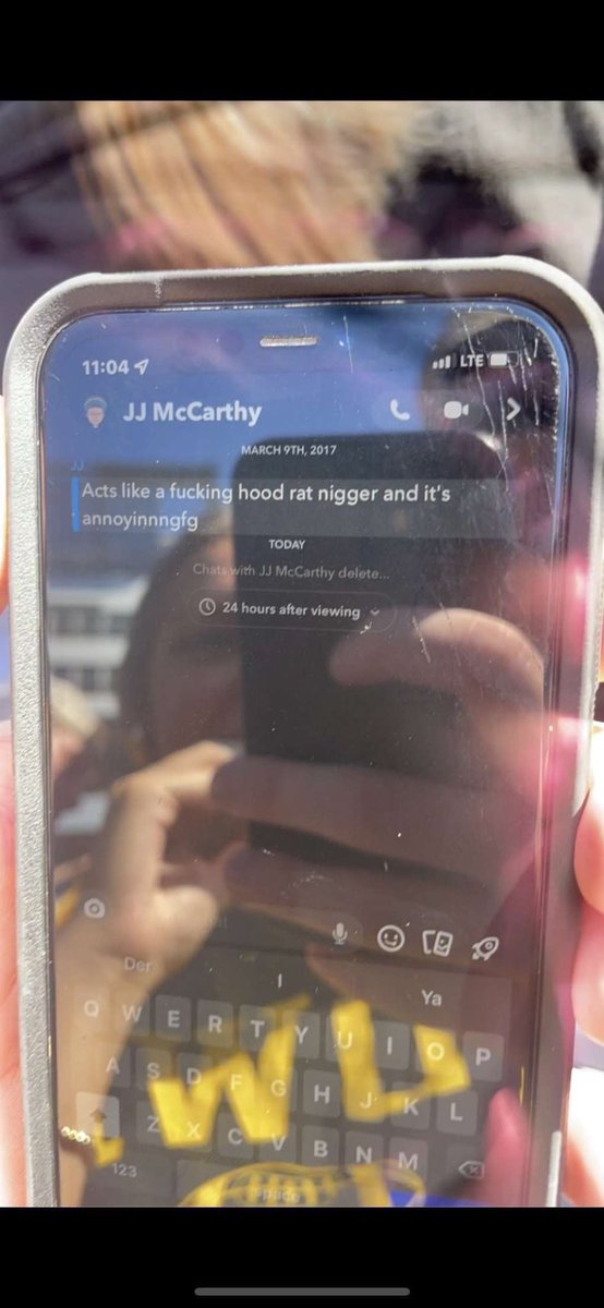 BenDoverNY42069's tweet photo. J.J. McCarthy just texted me this after losing the starting QB job to Kyler Murray https://t.co/IlAO73sKVx