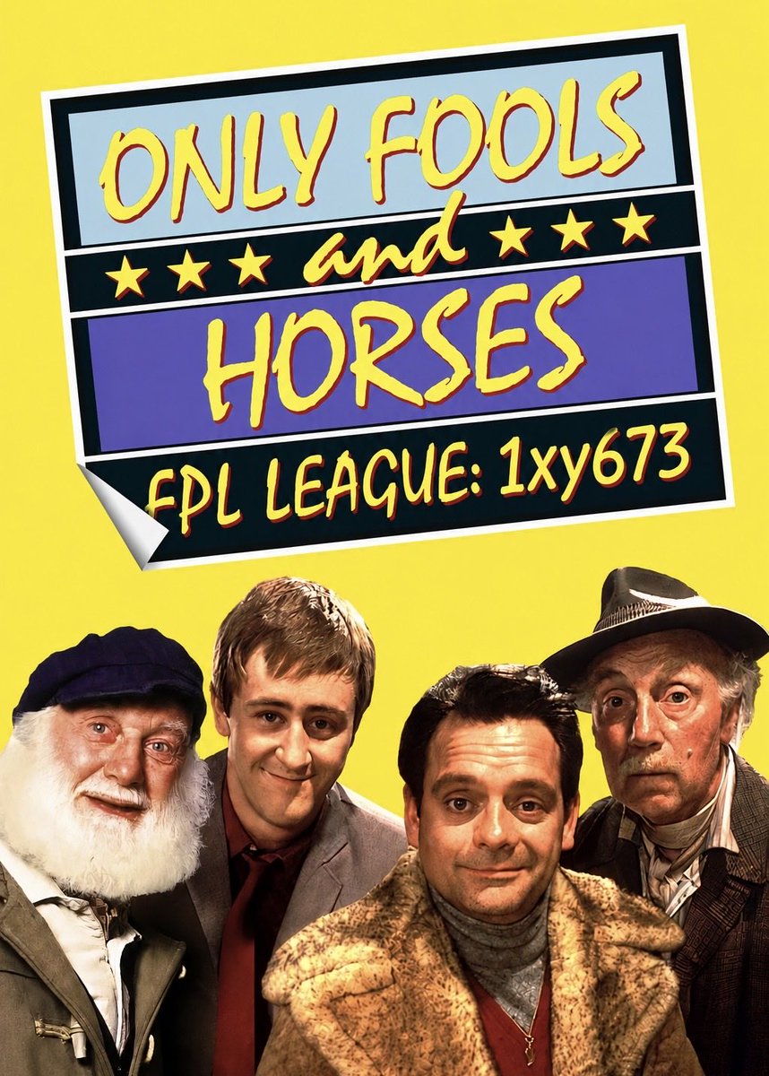 FPLWolfy's tweet photo. Join my league 👇

Code: 

1xy673

Link:

https://t.co/cJb7GE289g

Winner gets a Only fools and horses themed gift‼️ 🏆

#FPL #FPLCommunity https://t.co/DmObHUxTUC
