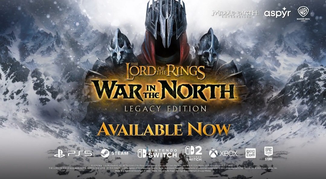 HazzadorGamin's tweet photo. The Lord of the Rings™ War in the North™ Legacy Edition announced for Xbox/PS/PC/Switch2 (Available Now)

• Single-player 
• 60 fps+
• 4K Ultra HD
• Local co-op (2-3)
• Online co-op (2-3)
• Shared/split screen

https://t.co/4gpzr7ZTjZ https://t.co/4ANkLubiNT