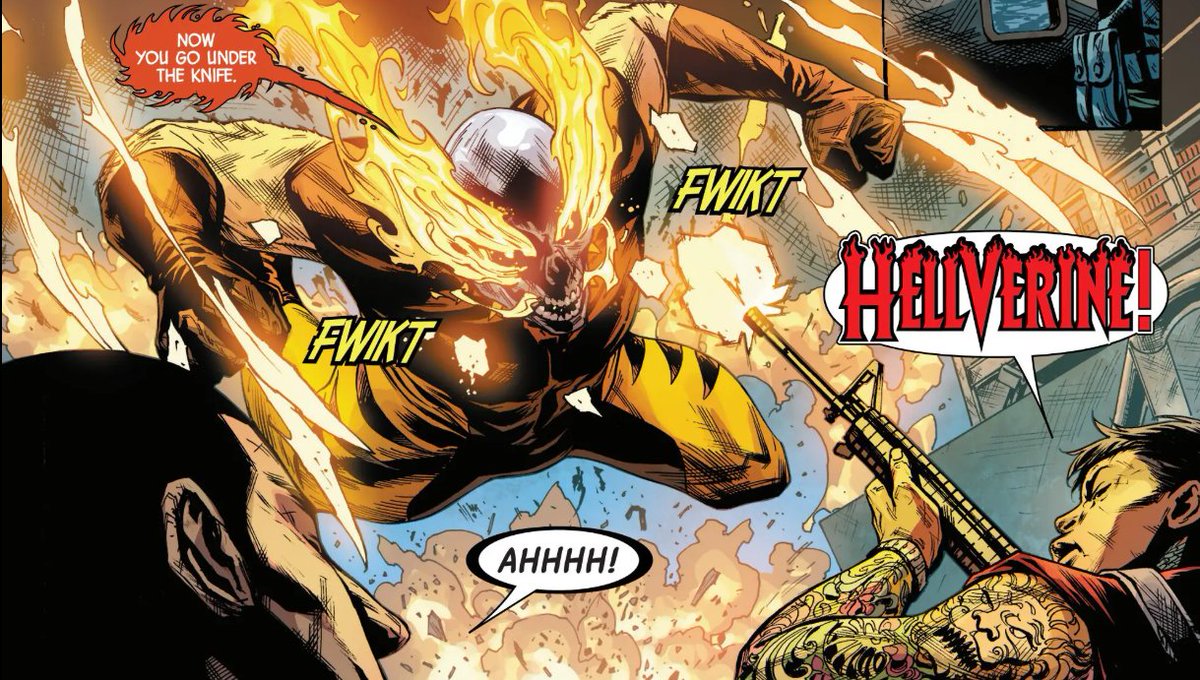 SoncfLogan's tweet photo. @DhampirWalking "You're lucky we're not after you after everything you've done-". The man warned as the hellfire overtook him once more, Hellverine charging forth. Claws of flame searing and gutting every ghoul, phantom or vampire that dared get in his way. 

Until sooner rather than later. 

- https://t.co/sJ6Z8ZM08b