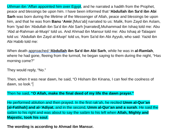 Jahilterminator's tweet photo. @Emmynath1007 @SCISS0RS1 @Fdammahum1 @MakiTheSalafi he was so threatened infact that he was appointed governor of egypt and he died praying😂😂

Kitabu Mu'jam as-Sahaba vol 4 page 250 https://t.co/slBjKLPTE4
