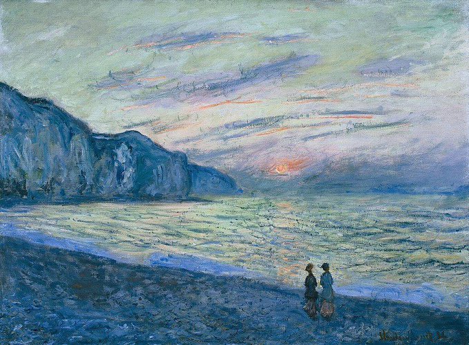 impression_ists's tweet photo. Claude Monet, Sunset at Pourville https://t.co/ITsZD1jA1v
