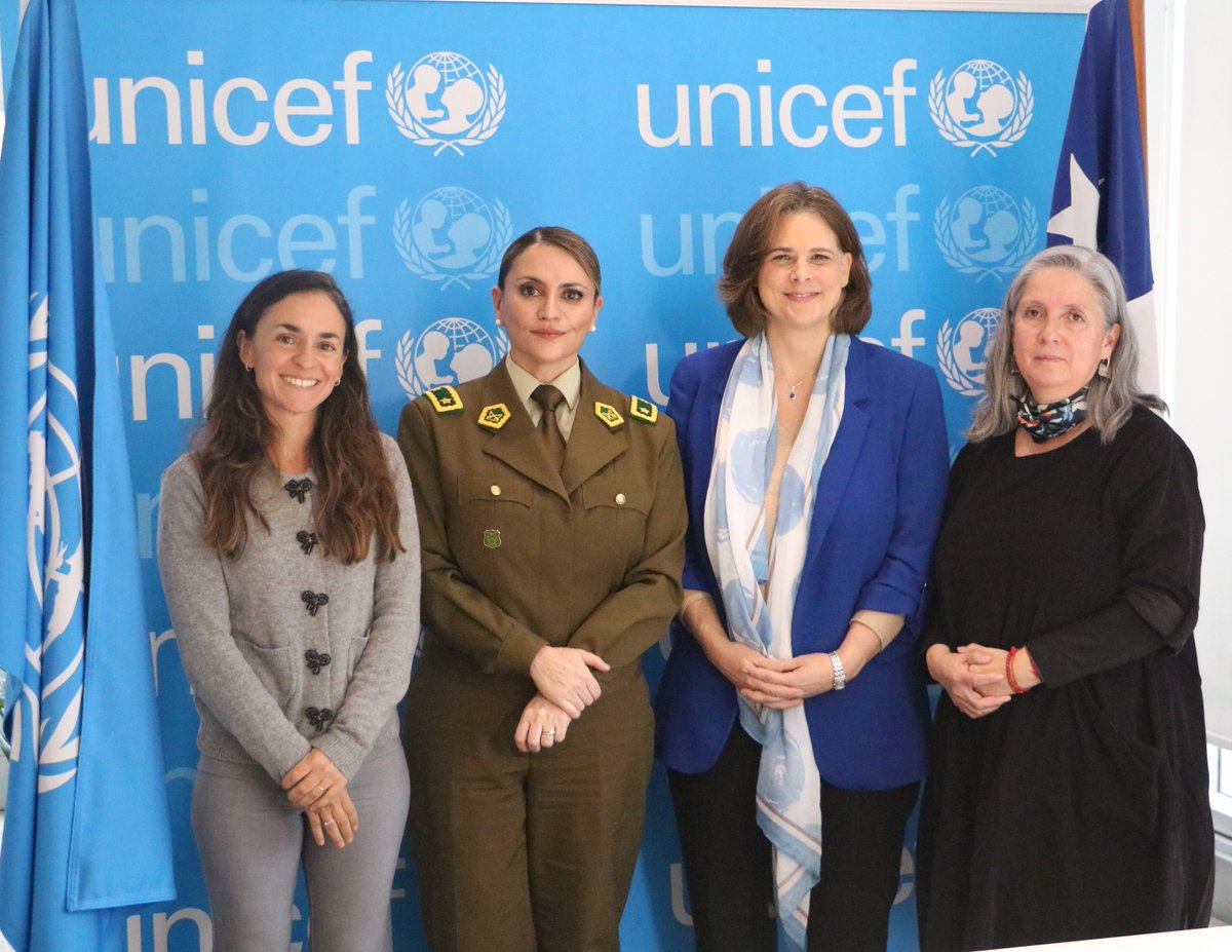 CarabDDHHyFam's tweet photo. ¡Comprometidos con la infancia! Directora @CarabDDHHyFam se reúne con representante de @Unicef_cl y su equipo de profesionales, para analizar temáticas vinculadas a niños, niñas y adolescentes y generar un trabajo colaborativo entre ambas instituciones. https://t.co/gf0sAlNgz3