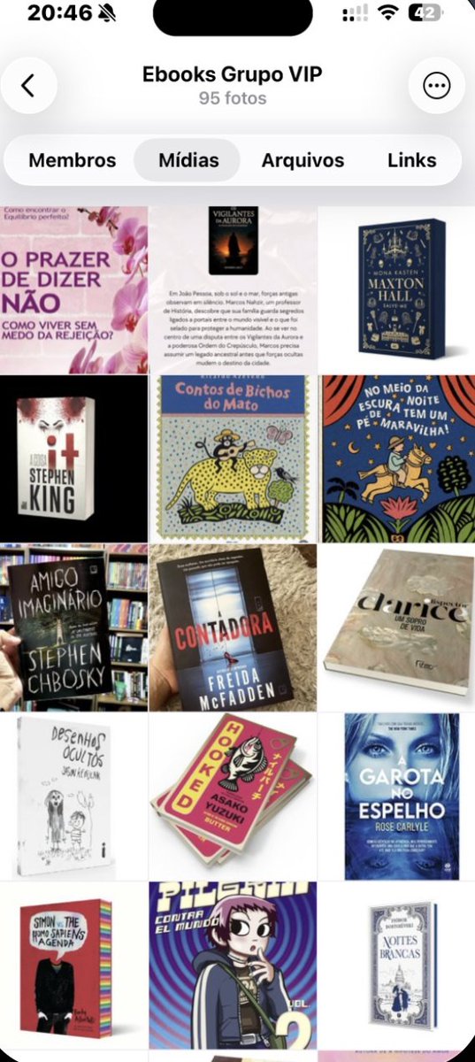 inspireipoesia's tweet photo. GENTE, DESCOBRI UMA COMUNIDADE INCRÍVEL PRA QUEM AMA LER! 📚

TEM MUITOS LIVROS DISPONÍVEIS NO GRUPO DO TELEGRAM — É O TIPO DE GRUPO QUE TODO LEITOR PRECISA CONHECER! 👀👇

🔗 https://t.co/IHXbW8RilR https://t.co/XWdHuQErqW