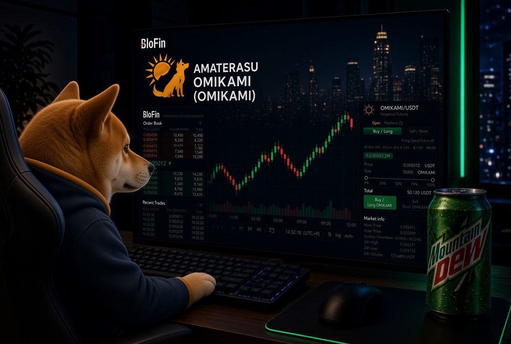 tehfather's tweet photo. @BloFin_Official @MountainDew Would love to see $Omikami on @BloFin_Official soon. https://t.co/4wWt9Rf5kh