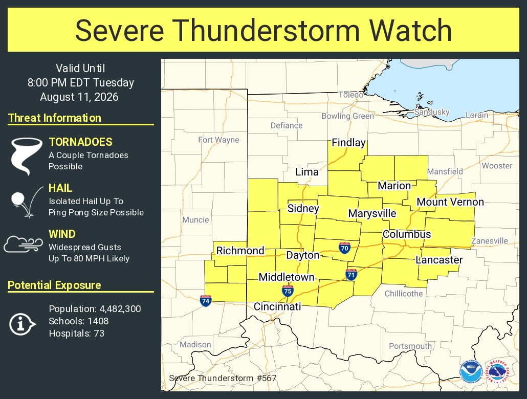 NWSSevereTstorm tweet picture