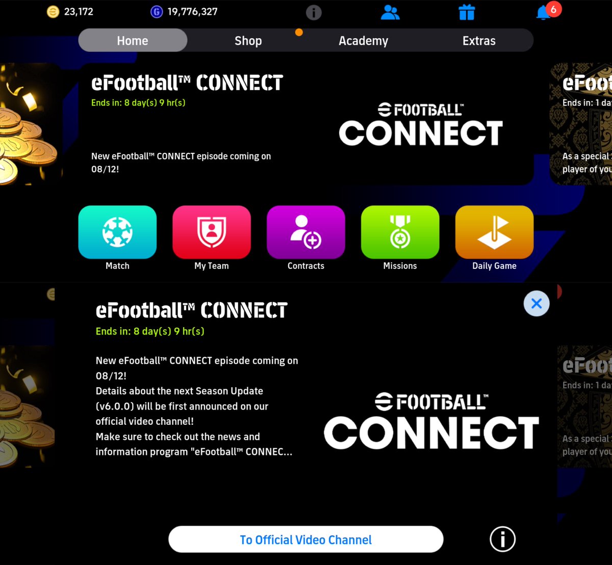 ct_efootball's tweet photo. eFootball CONNECT is HERE 📌

Tomorrow I will share the link 

Follow me so you don't miss any new updates! 🚨

#eFootball  #イーフト https://t.co/c6WLP9PHiq