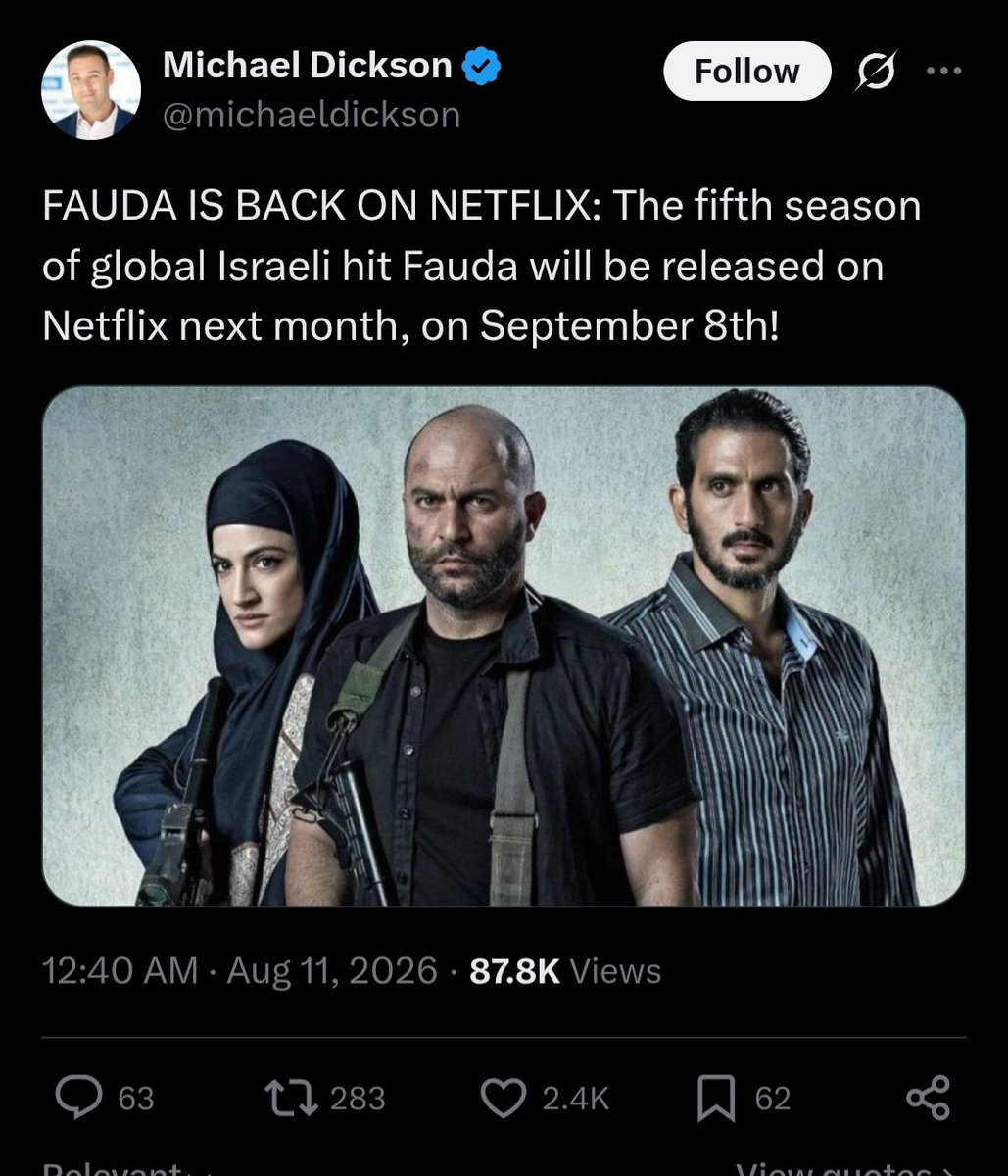 AdmGenAladin786's tweet photo. Halke mein le lete hain log mujhe
#Fauda5 https://t.co/UMIvzs9jt7