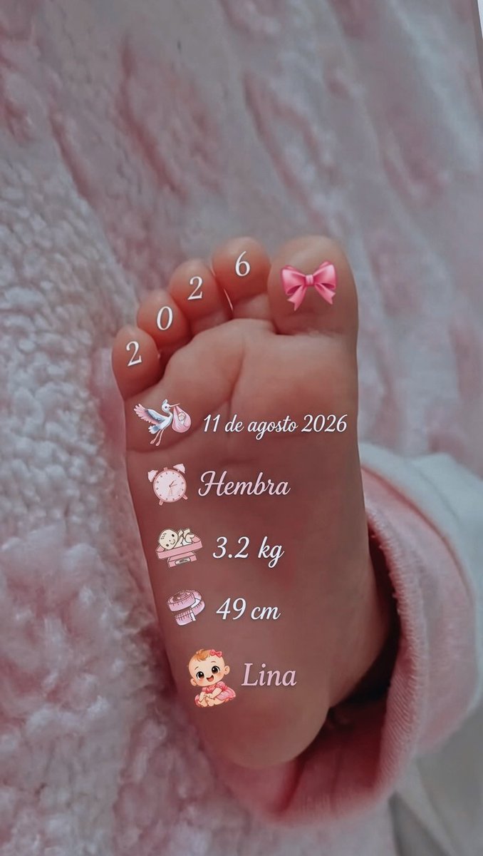 GirlLilXox's tweet photo. ⠀
  . ˚・ꫂ❁ 

  Hoy, 11 de agosto de 2026, llegó al mundo nuestra princesa 💞
Bienvenida, Lina.✨️
Desde el primer segundo ya llenaste de amor nuestros corazones.❤️‍🩹
#BienvenidaLina #BabyGirl

 ♡ᶤ ᶫᵒᵛᵉ᭄ᵧₒᵤ♡ https://t.co/FvhJTfSYiA