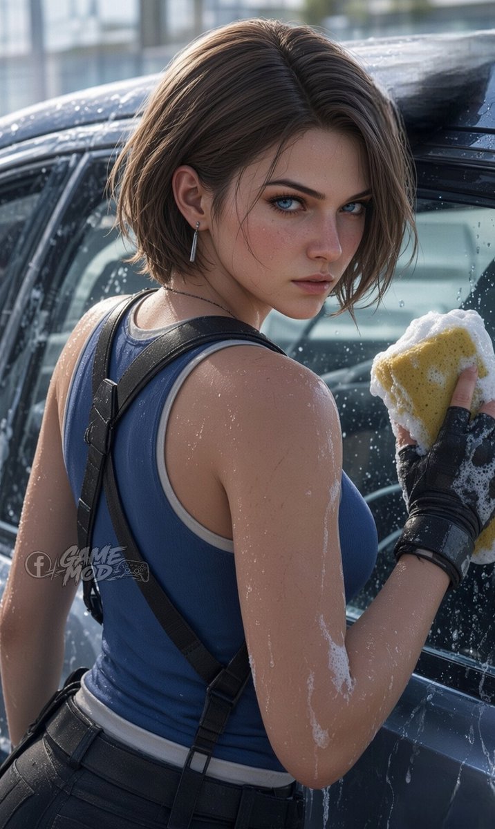 flarespersecond's tweet photo. Jill Valentine in actionโsoaked, focused, and completely fearless. Her determined expression and iconic blue outfit capture the strength and resilience that make her such a legendary Resident Evil character.
#JillValentine #ResidentEvil #RE3 #ResidentEvilRemake #GameMod #Gaming https://t.co/26DTUF4Tko