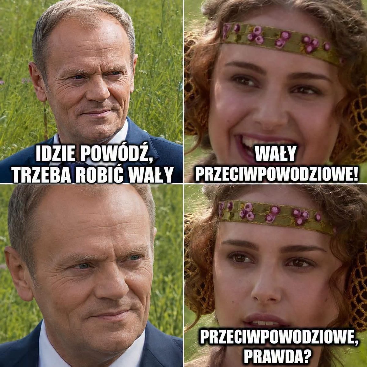 WTumanowicz's tweet photo. Donald Tusk wziął sobie „robienie wałów” wyjątkowo mocno do serca 🙃 https://t.co/OTbMqXeWQR