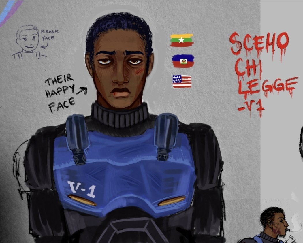 lile_nuggie's tweet photo. V1 gijinka doodles uhmm #ultrakill https://t.co/nbzIW8Vqym