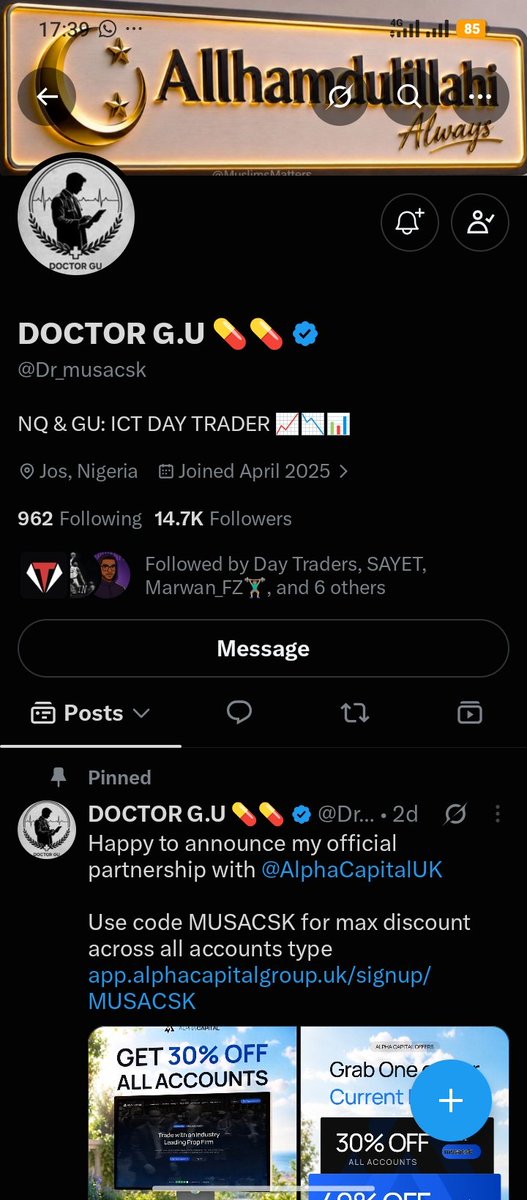 Hartson0001's tweet photo. @Dr_musacsk @AlphaCapitalUK All done boss 

@cruzer_hackz @ofon12025 @Realmb__Fx https://t.co/Ie0bE7W1ZU