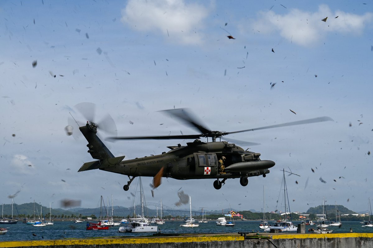 Southcom's tweet photo. Strengthening speed, integration, and trust.
The multinational training in exercise #PANAMAX26 enhances partner-nation relationships that enable rapid, unified action when crises demand it.

Defense and security forces from 19 nations are training together during the Panamanian-hosted PANAMAX exercise. Held in Panama and the U.S., the exercise is strengthening the collective capability of regional forces to safeguard the Panama Canal and maintain security and stability in the Western Hemisphere.

#PeaceThroughStrength #SOUTHCOM @DeptofWar @SecWar @USArmyWHC @MARFORSOUTH @JTF_Bravo @USEmbPan @USAenEspanol @WHAAsstSecty