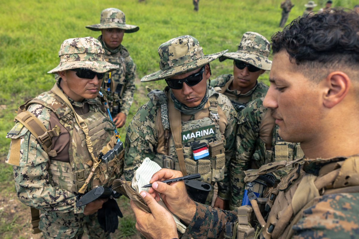 Southcom's tweet photo. Strengthening speed, integration, and trust.
The multinational training in exercise #PANAMAX26 enhances partner-nation relationships that enable rapid, unified action when crises demand it.

Defense and security forces from 19 nations are training together during the Panamanian-hosted PANAMAX exercise. Held in Panama and the U.S., the exercise is strengthening the collective capability of regional forces to safeguard the Panama Canal and maintain security and stability in the Western Hemisphere.

#PeaceThroughStrength #SOUTHCOM @DeptofWar @SecWar @USArmyWHC @MARFORSOUTH @JTF_Bravo @USEmbPan @USAenEspanol @WHAAsstSecty