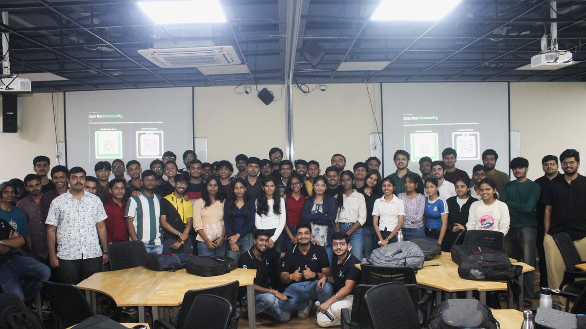 TheArQHive's tweet photo. A few moments from the NEAR Legion India🚀

An afternoon exploring AI agents, NEAR, and IronClaw, with hands-on building and great conversations with fellow builders.

Loved the energy in the room 🤝 https://t.co/37I244tILa