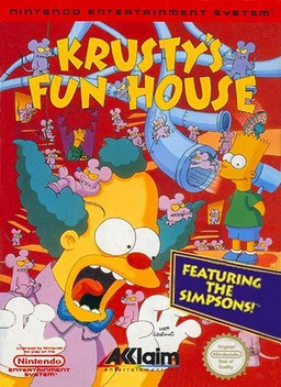 PixelHaunt95's tweet photo. 3/4 The password screen is a Simpsons roll-call, but the SNES version has one oddball: 'Joshua.' That's a wink to WarGames, not Springfield — a little Cold War chill hidden in the fun house. https://t.co/urCgG77ucW