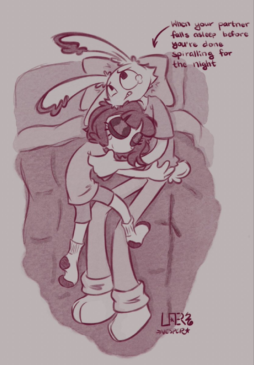 bunsmithing's tweet photo. Hey guys is it abandonment if your partner falls asleep mid-sentence and they didn’t finish comforting you?? 🤔 Inquiring Jaxs need to know!!

#funnybunny #jaxpom #tadc #TheAmazingDigitalCircus https://t.co/z90QcvGPum