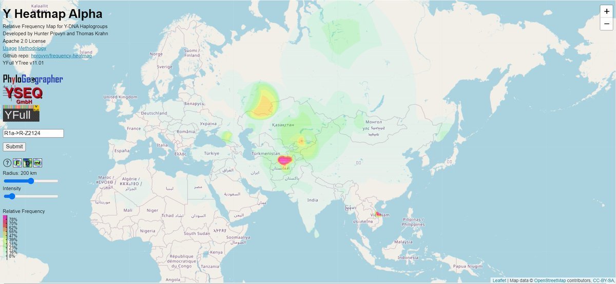 Maximus_ji's tweet photo. No co-relation is there.  Sintashta/ Andronovo R1a clade is not even significant in Iran and India. almost absent.
1200-300 BC samples in NW India. Had no steppe male R1a ingress. Not even 3-4 samples in 1200-300 BC out of 80+ samples
Paper itself directly quotes it.  Indian R1a clade is not even ancestral to Sintashta clade 

Steppe Y-dna does not mean aryan. Basques and Ancient Etruscans had 80%+ Steppe Y-dna but they dont have IE language