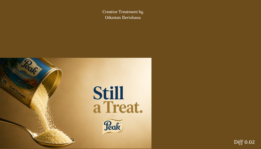 LERII_ARTs's tweet photo. DIFF.002
Every brand leaves room for another story.
This time, I explored Peak through a simple truth: it was never just milk. It was a little treat, a childhood joy we somehow never outgrew.
Campaign: Still a Treat.
— JC
 #CreativeDirection #CampaignConcept #peakmilk
#ProductDes https://t.co/OdaVpXKxwJ