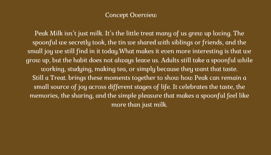 LERII_ARTs's tweet photo. DIFF.002
Every brand leaves room for another story.
This time, I explored Peak through a simple truth: it was never just milk. It was a little treat, a childhood joy we somehow never outgrew.
Campaign: Still a Treat.
— JC
 #CreativeDirection #CampaignConcept #peakmilk
#ProductDes https://t.co/OdaVpXKxwJ