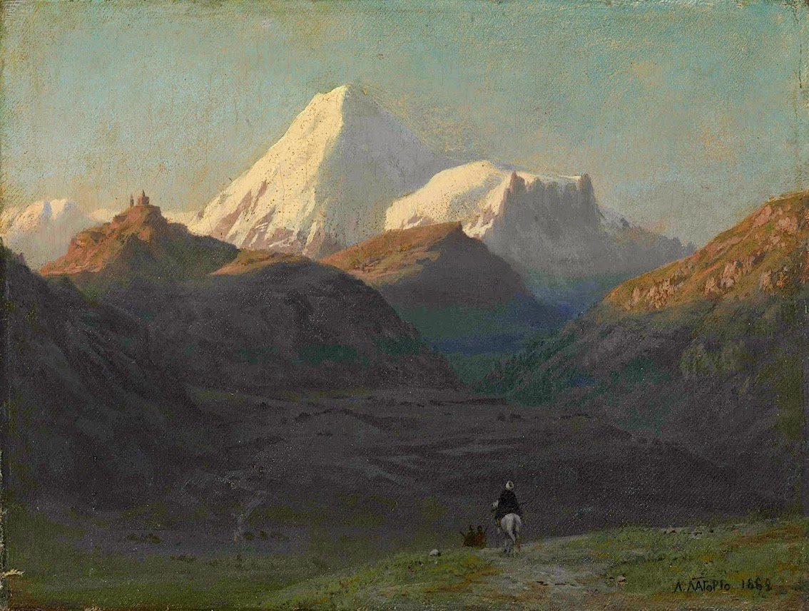cartographer_s's tweet photo. Mount Elbrus - Lev Lagorio, 1868 https://t.co/bu5umaJRc6