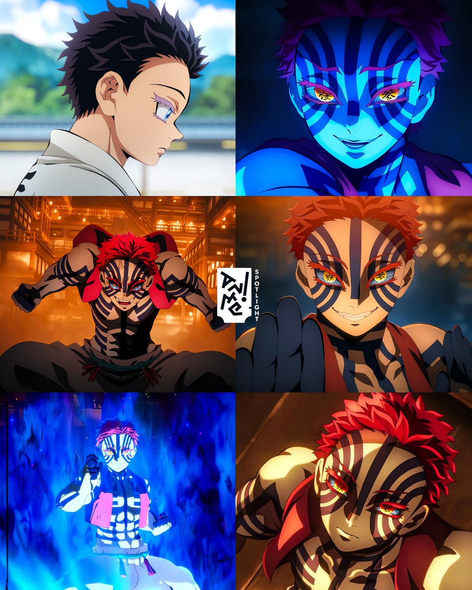 AnimeSpotlightt's tweet photo. Akaza 🔥 https://t.co/iTsO5KM2II