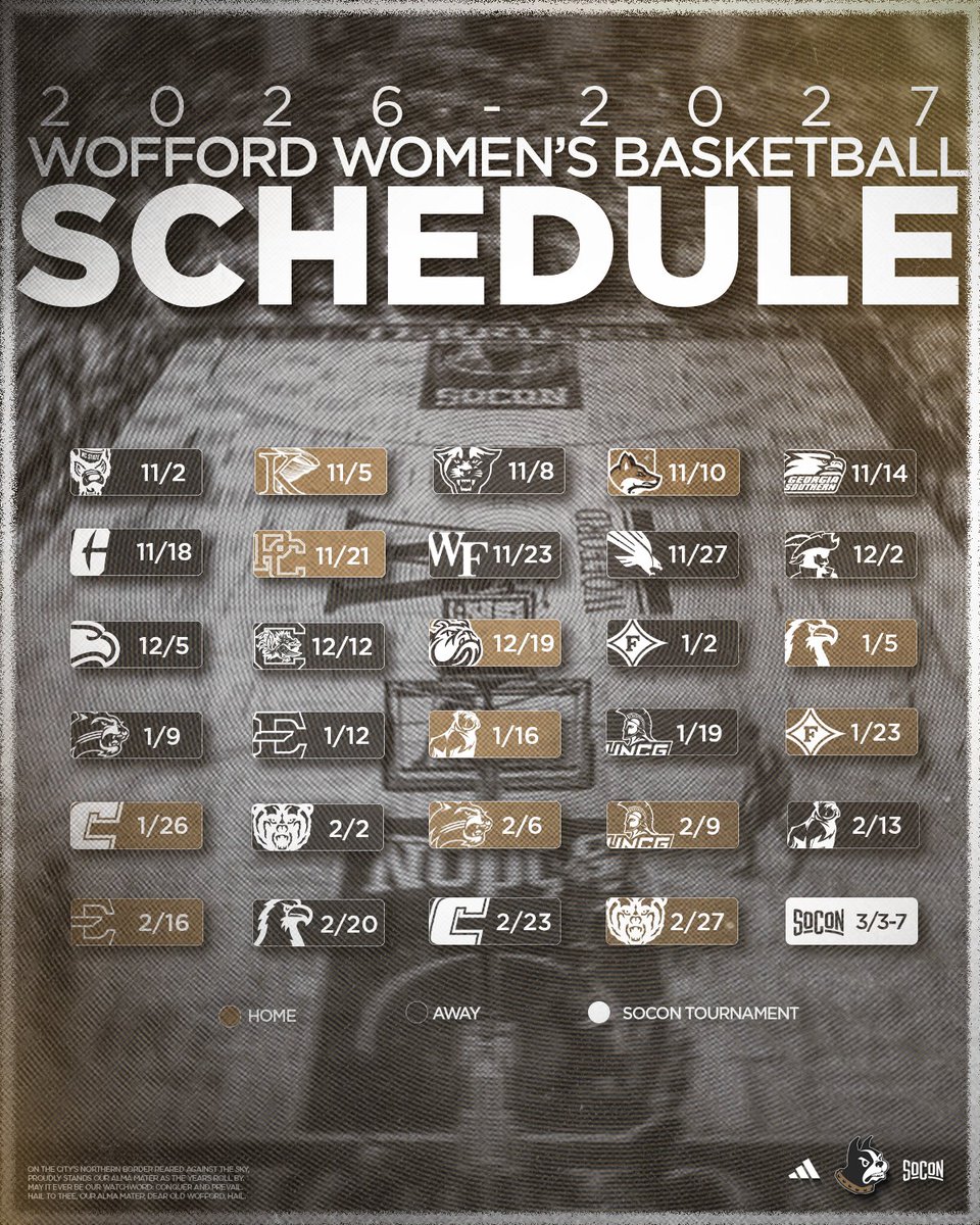 Wofford_WBB's tweet photo. Counting down the days until basketball season!
#ConquerandPrevail #ForTheW https://t.co/LvFLpEtkrO