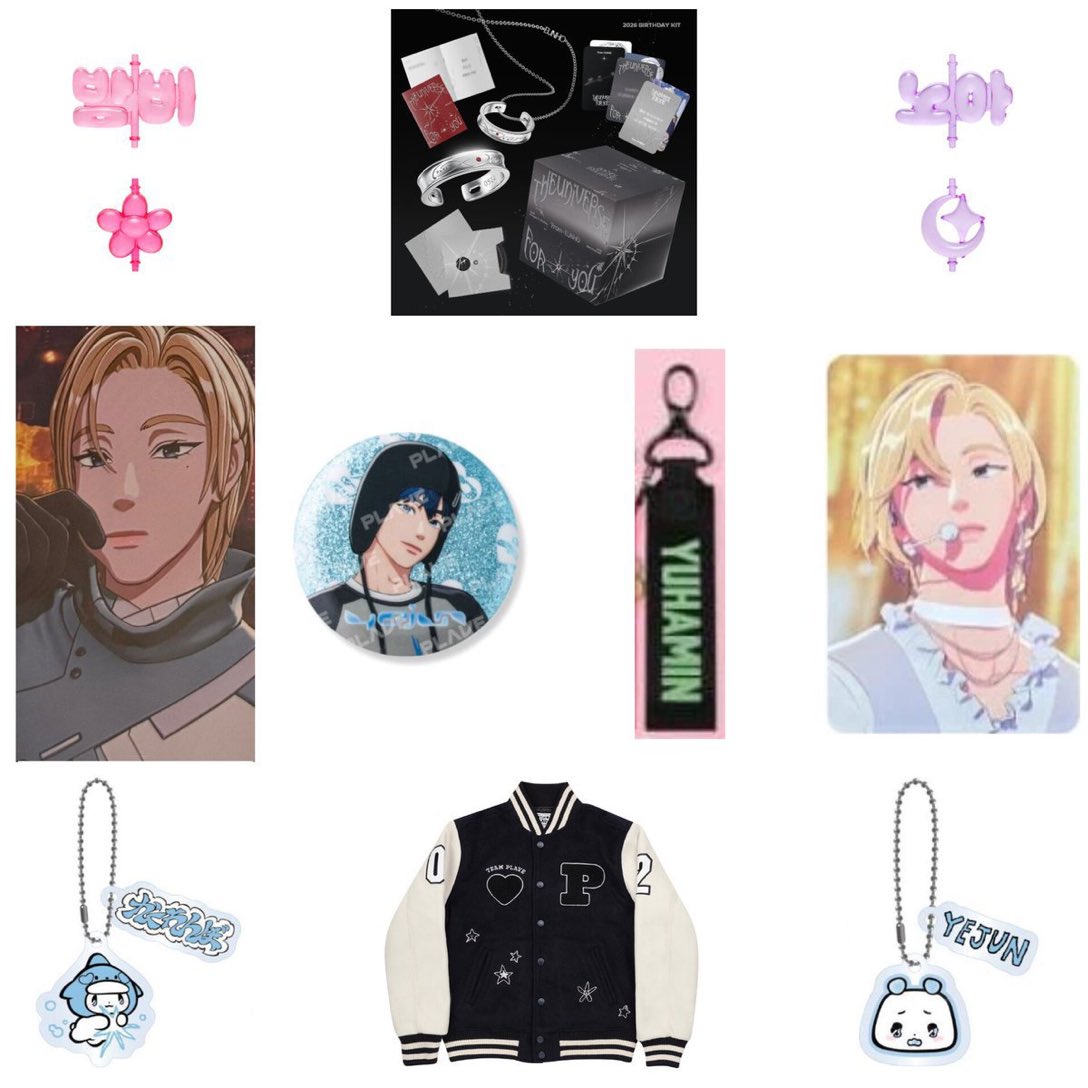 swallowttail's tweet photo. #pbuy wtb plave

PRIO !! : 
- eunho birthday kit 2026
- ld ktown drink caligo pt. 1
- ls part accessory bamby
- t6s strap keychain tsottc why
- noah withmuu pt. 2 calpatu &amp; aniplus week 1
- team varsity jacket L
- yejun kakurenbo pop up badge &amp; mini keyring (meymu)

#warungplave https://t.co/yxdhaJg2Bz