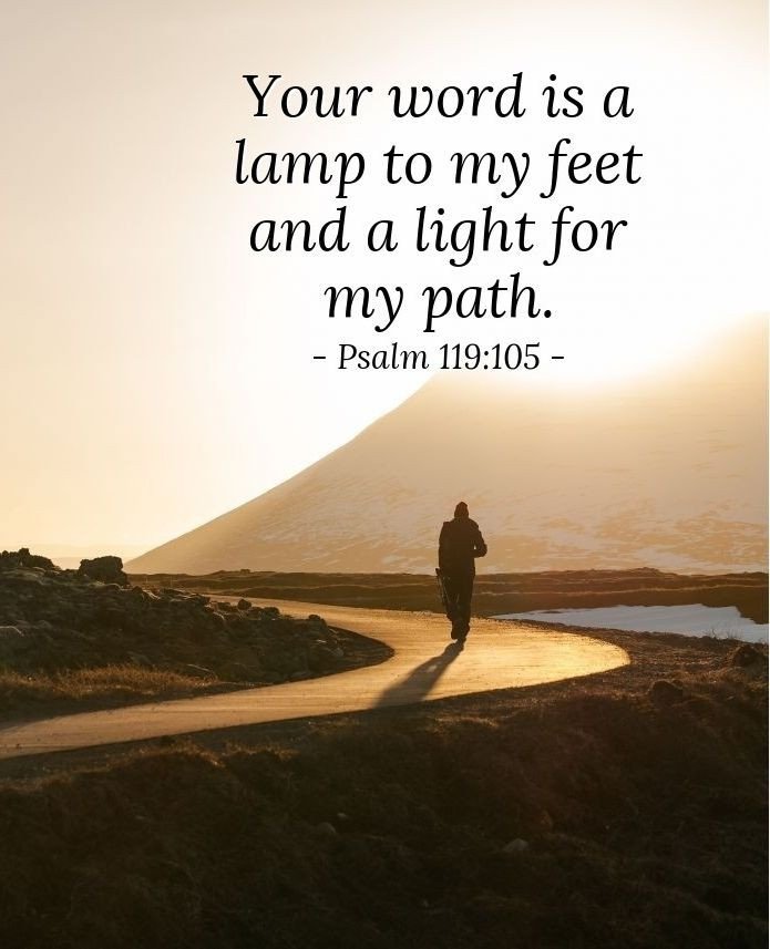 jiesuschrist's tweet photo. Your word is a lamp to my feet and a light for my path. — Psalm 119:105⁠
⁠
Today's Thought:⁠
So often, those of us who have received the blessings of faith and the guidelines of the word of God don't fully appreciate them. Can you imagine what it would be like to try to define your worth, clarify your values, or establish your sense of purpose without a standard of truth? Imagine what it would be like to be lost without a map, without a compass, or without GPS? Remember what it was like to wake up in an unfamiliar place as a child in the pitch black darkness, totally disoriented? We don't have to worry about that now, do we? God's word — both the Scriptures and the Son — light our dark paths and show us the way home!⁠
⁠
⁠
Today's Prayer:⁠
O LORD, my Abba Father, thank you for not leaving me in darkness. Your Word, the Scriptures, lights my path, and your Word, the Son, is the Light of the World and enlightens my life. Thank you for not leaving me alone in darkness to try and find my way through life. In Jesus' name, I thank you for your Word in the Scriptures and your Word, the Son who lights my way. Amen.⁠
⁠
#verseoftheday #votd #scripture #devotional #dailydevo #bible #wordofgod #lamptomyfeet