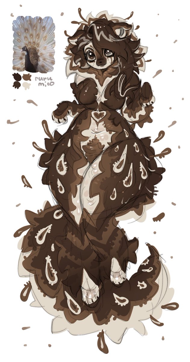Rurumicoo's tweet photo. peacock  + owl + cat??  

The second eye essentially serves as a hypnotic thing for hunting prey, but unfortunately she picked up "it" 

https://t.co/WB0i4AGGP4 https://t.co/UnoLRT7rJj