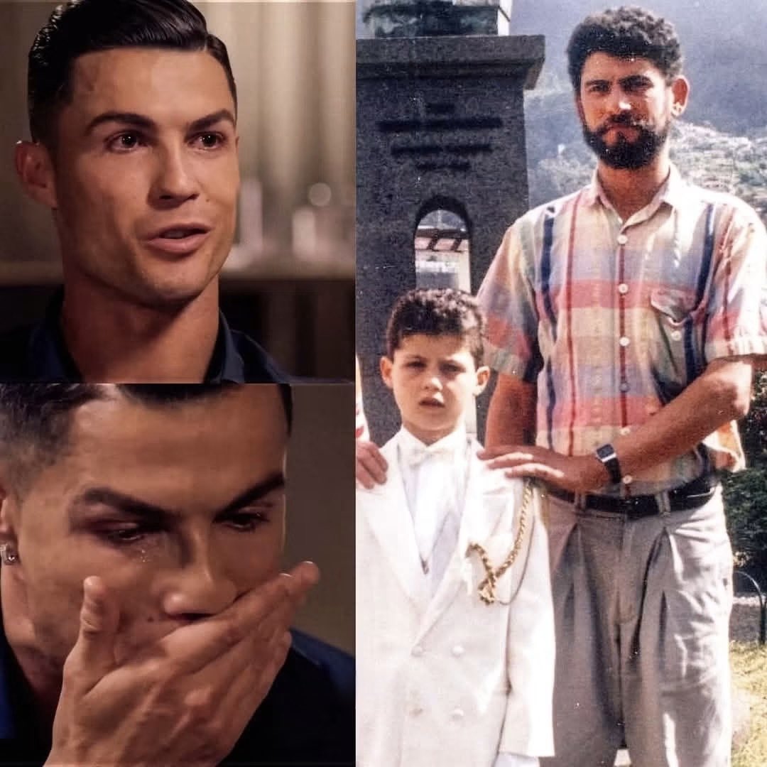 MotivacionesF's tweet photo. CRISTIANO RONALDO: "Extraño mucho a mi padre. A mi madre y mis hermanas no les interesaba el fútbol en absoluto. Cada noche durante la cena, mi padre trataba de convencerles para que vinieran a verme jugar. Él fue mi primer representante."

"Cuando llegábamos a casa después de los partidos, él solía decir, “¡Cristiano ha marcado un gol!” Ellas respondían, “Ah, muy bien. No parecían muy emocionadas."

"La siguiente vez él llegó a casa y dijo, “¡Cristiano ha marcado dos goles! Nada, cero emoción. Solo decían, “Qué bien, Cris.”
¿Qué qué hice yo? Seguí marcando y marcando.
Una noche, mi padre llegó a casa y dijo, “¡Cristiano ha marcado tres goles! ¡Ha sido increíble! ¡Tenéis que venir a verle jugar!

"Yo seguía mirando a la banda antes de cada partido y veía ahí a mi padre, de pie, solo. Hasta que un día mientras calentaba, volví a mirar como siempre y ahí estaban mi madre y mis hermanas, sentadas en la grada. Parecía… ¿Cómo decirlo? Parecía que estaban cómodas. Estaban abrazadas, y no aplaudían ni gritaban, solamente me saludaban, como si aquello fuera un desfile o algo así. Se notaba que no habían estado nunca en un partido de fútbol. Pero estaban ahí. Y eso era lo único que me importaba"