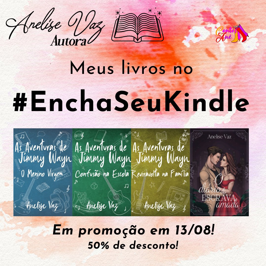 contosane's tweet photo. Meus livros (e contos) que estão participando do Encha Seu Kindle, que acontece em 13/08!
Teremos gratuitos e também livros pela metade do preço.
Aproveitem a chance para adquirir meus livros!

#EnchaSeuKindle #ExplodaSeuKindle #Livros #Books #leitura #literaturanacional https://t.co/APA6CgJya4
