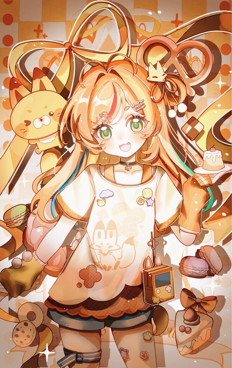 JWnn107's tweet photo. 🦊🧁デザートを食べましょう‼︎
#小廻こま #こまのえま https://t.co/jMN7FhoHxO