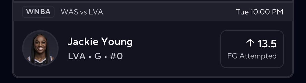 Mr_mini_picks's tweet photo. 🔥 1-MAN WNBA PLAY 🔥

🎯 Jackie Young — OVER 13.5 FG Attempts

Jackie Young is in a spot where her scoring aggression should give her plenty of opportunities. Expect her to stay involved offensively and get up 14+ shots tonight. 📈🔥

#MLB #prizepicks #underdog #GamblingTwitter https://t.co/laPY7AYqhB