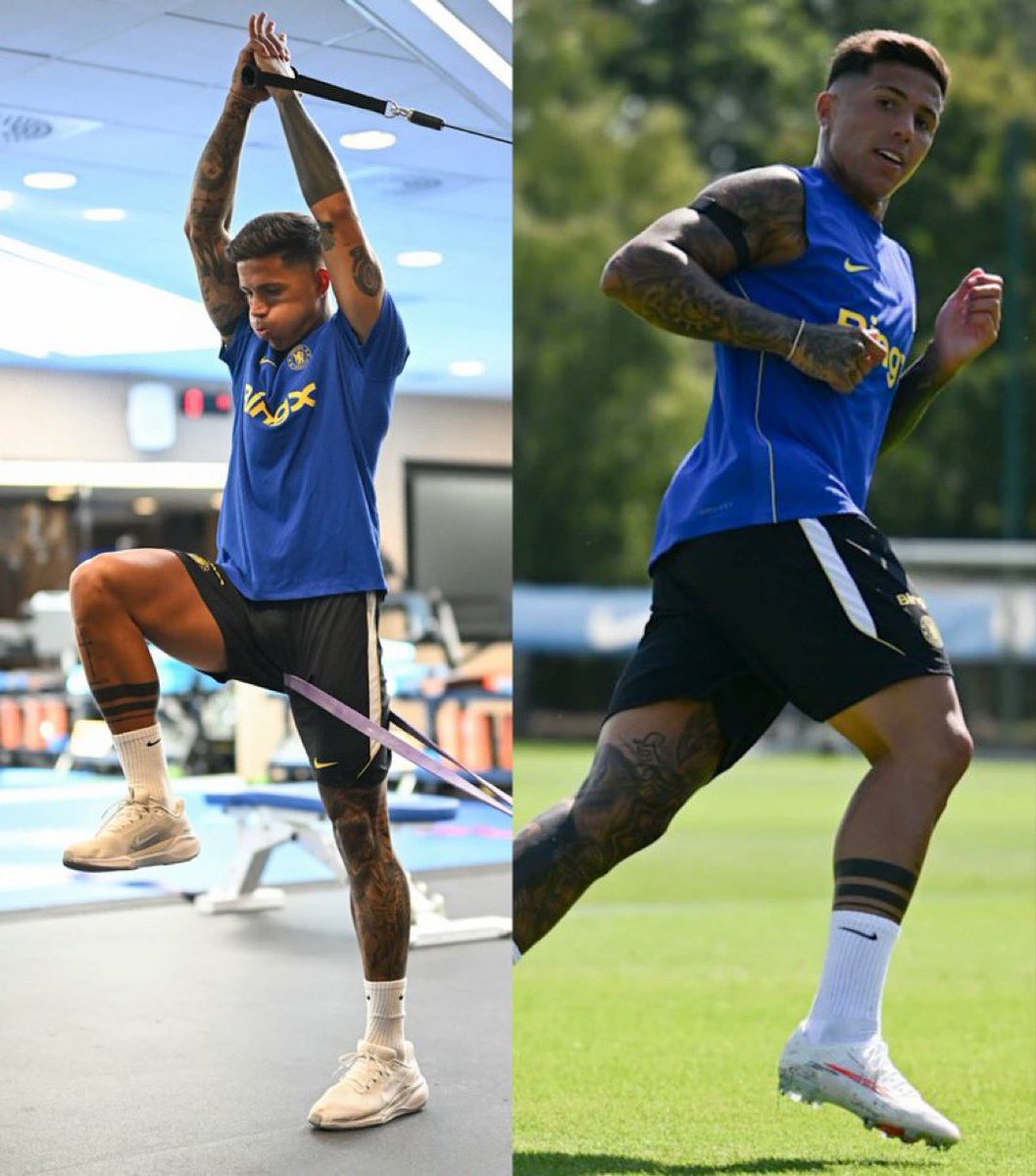 NashBlue14's tweet photo. Enzo Fernández is BACK at Cobham… ✅ https://t.co/GFqQtf3TUD