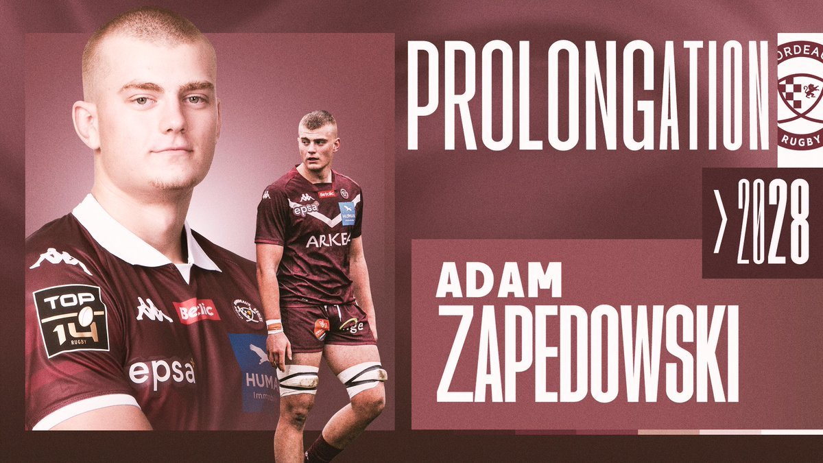 T2Rugby's tweet photo. Player to follow in the upcoming Top 14 season:

🇵🇱 Adam Zapedowski. This player became the first Pole to play at the highest level since Grzegorz Kacała last season. The coaches at Bordeaux have raved over the ability he has shown in training sessions. It will be fascinating to watch if he can play a bigger role as part of the UBB squad for the 26/27 season. Although age 20 there is no rush with his prime years still way ahead in the future.

Unfortunately for Polish rugby he was invited to train with the French U20s this year despite not being eligible, which is a bad sign for whether he is likely to make his international debut for Poland any time soon. Nevertheless a homegrown Polish player in Top 14 is still a significant thing for them after so long since their last one.