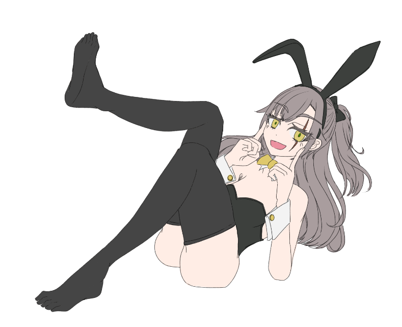 Pyoko_Niino's tweet photo. バニーリヴァのイラストを鋭意��作中 https://t.co/gxTON9QYBW