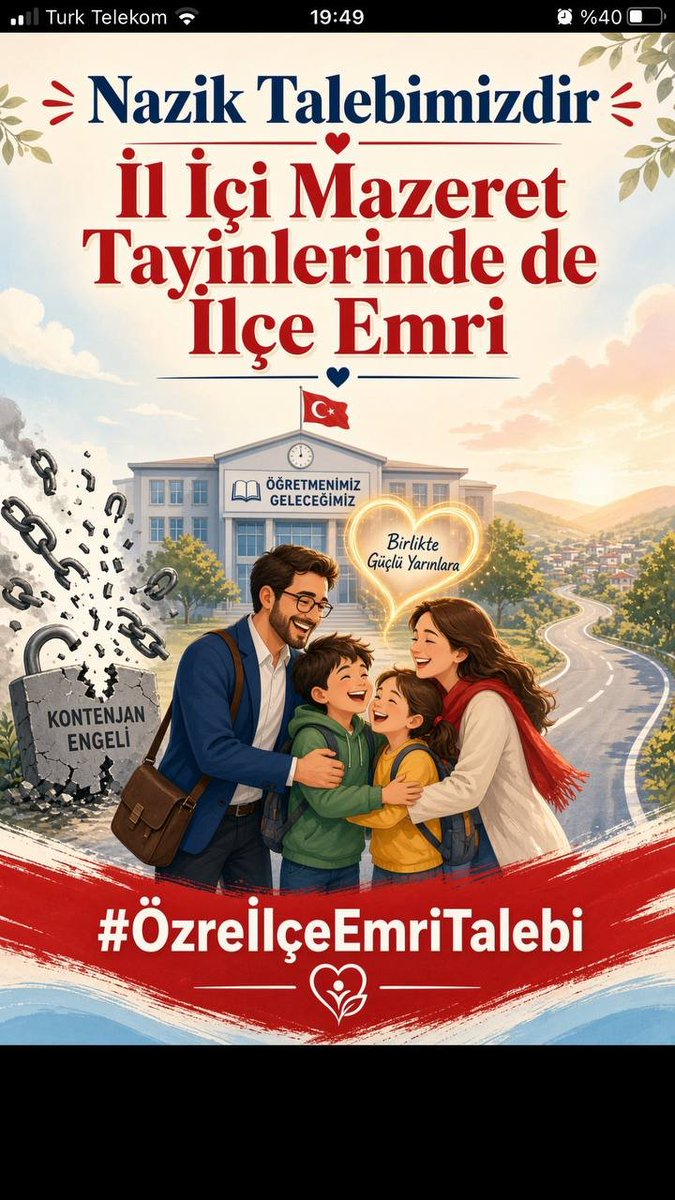editor_dr_'s tweet photo. Sıra atamsımdan dolayı  tercih yapamadık. Aile yılında ömrümüz yolda geçiyor.

İL İÇİ MAZERET  İLÇE EMRİ müjdesini bekliyoruz.
@_aliyalcin_  
@TalipGeylan06 
@kademozbay_
@tcmeb @mebpgm @cftcblnt
@Yusuf__Tekin 
@YilmazzGuney
@ProfDrAGurcan
#ÖzreİlçeEmriTalebi https://t.co/QcGFrCCkS2
