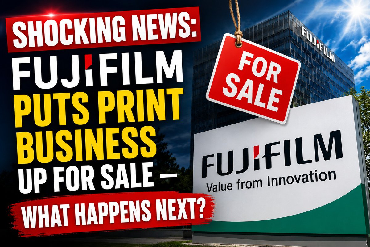 tonernews's tweet photo. Fujifilm Puts Print Business Up for Sale — What Happens Next?
https://t.co/tzDOgsgGpY
https://t.co/pQJM8WjjTB
#print #toner #tonercartridge #InkCartridge #Printing  #printercartridges #copiertoner https://t.co/dZMkKwXV60